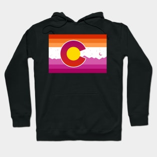 Colorado Flag Lesbian Pride Hoodie